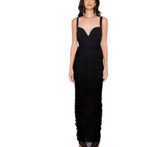 NWT Nookie Marlowe Maxi Dress Black XS | MSRP $399